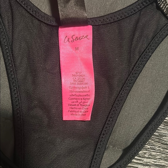 La Senza Gray and Black Sports Bra with Racerback Design - Picture 2 of 6